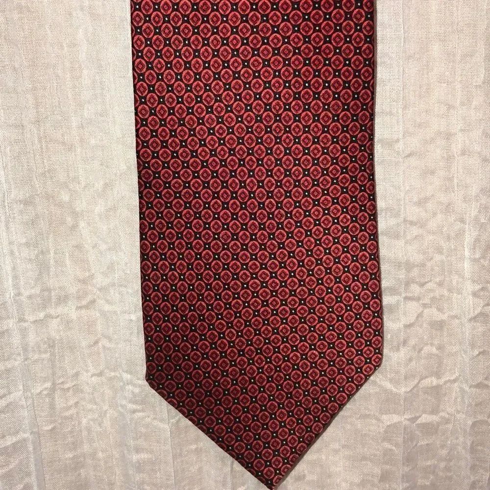 Croft & Barrow Burgundy Maroon Silk Tie